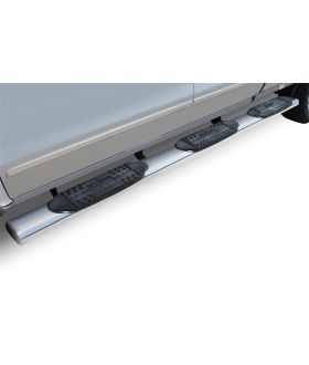 Raptor 1401-0073 Stainless Steel Polished Magnum Oval Step Tubes Wheel To Wheel