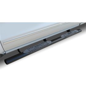 Raptor 0702-0087B Powdercoat Steel Black Magnum Oval Step Tubes