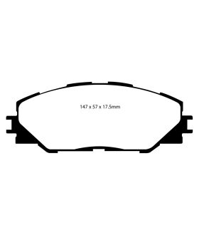 EBC Brakes DP61792 EBC 6000 Series Greenstuff Truck/SUV Brakes Disc Pads