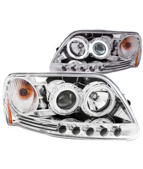 Anzo USA 111054 Projector Headlight Set w/Halo