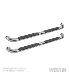 Westin 21-4020 Platinum 4  Oval Step Bar Cab Length