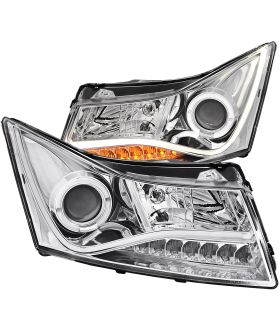 Anzo USA 121410 Projector Headlight Set w/Halo