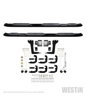 Westin 21-534705 PRO TRAXX 5 Oval Nerf Step Bars Wheel-To-Wheel