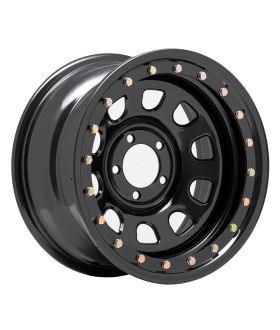 Pro Comp Steel Wheels 252-5165F Rock Crawler Series 252 Black D-Window Wheel