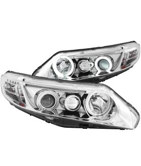 Anzo USA 121061 Projector Headlight Set w/Halo