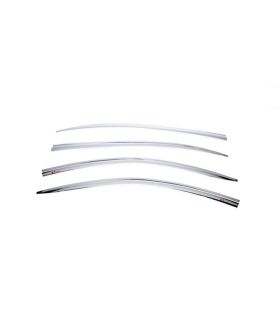 Putco 480425 Element Chrome Window Visor Tape On