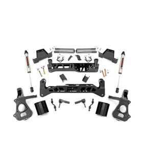 Rough Country 18770 7 Inch Lift Kit | Alum/Stamp Steel | RR V2 | Chevy/GMC 1500 (14-18)