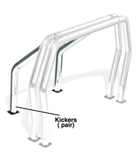 Go Rhino 9370C Rhino Bed Bars Kickers