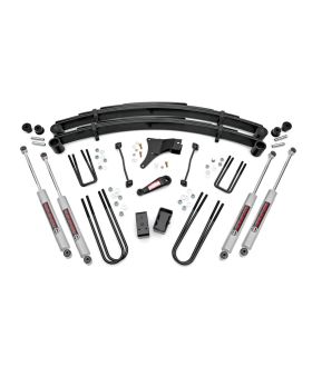 Rough Country 49430 4 Inch Lift Kit | Rear Blocks | Ford Super Duty 4WD (1999)