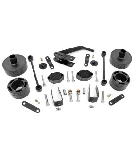 Rough Country 635 2.5 Inch Lift Kit | Spacers | Series II | Jeep Wrangler JK  (07-18)