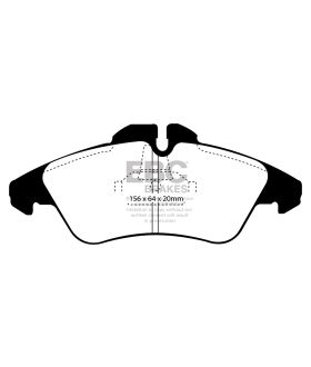EBC Brakes DP61071 EBC 6000 Series Greenstuff Truck/SUV Brakes Disc Pads