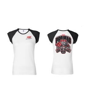 MSD Ignition 94593 Ladies Cap Sleeve Baseball T-Shirt