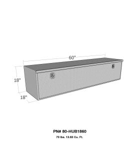 Westin 80-HUB1860 Brute HD Under Body Tool Box