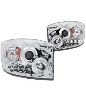 Anzo USA 111210 Projector Headlight Set w/Halo