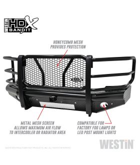 Westin 58-31155 HDX Bandit Front Bumper