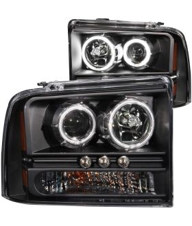 Anzo USA 111117 Projector Headlight Set w/Halo