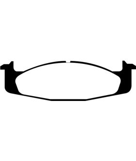 EBC Brakes DP71260 EBC 7000 Series Greenstuff Low Dust Truck/SUV Brake Pads