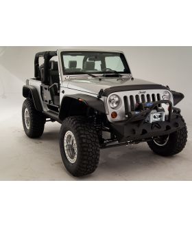 Fab Fours JK07-B1854-1 Hardcore Stubby Winch Front Bumper