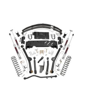 Rough Country 61822 6.5 Inch Lift Kit | Long Arm | NP242 | Jeep Cherokee XJ 4WD (84-01)