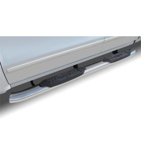 Raptor 1601-0346 Stainless Steel Polished OE Style Curved Oval Step Tube