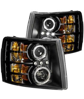 Anzo USA 111200 Projector Headlight Set w/Halo