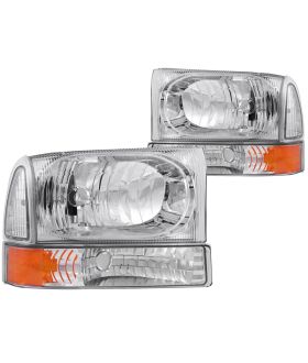 Anzo USA 111081 Crystal Headlight Set