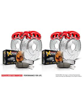 Power Stop KC2073-36 Z36 Extreme Performance Truck And Tow 1-Click Brake Kit w/Calipers