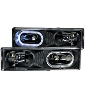Anzo USA 111007 Crystal Headlight Set w/Halo
