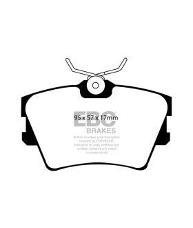 EBC Brakes DP61102 EBC 6000 Series Greenstuff Truck/SUV Brakes Disc Pads