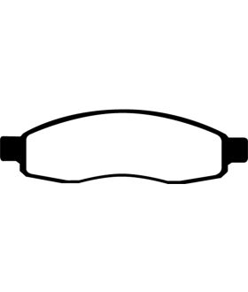 EBC Brakes DP61698 EBC 6000 Series Greenstuff Truck/SUV Brakes Disc Pads