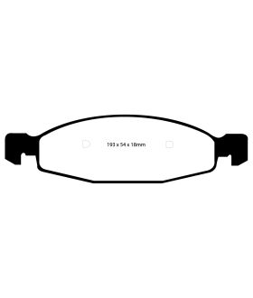 EBC Brakes DP61312 EBC 6000 Series Greenstuff Truck/SUV Brakes Disc Pads