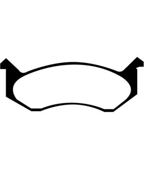 EBC Brakes DP61277 EBC 6000 Series Greenstuff Truck/SUV Brakes Disc Pads