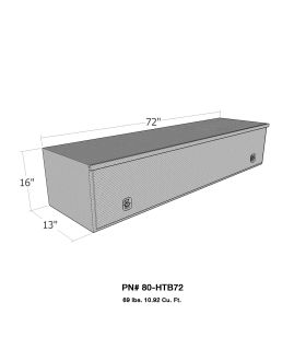 Westin 80-HTB72 Brute HD TopSider Tool Box