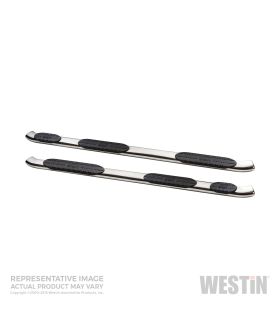 Westin 21-534230 PRO TRAXX 5 Oval Nerf Step Bars Wheel-To-Wheel