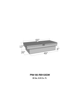 Westin 80-RB153GW Brute Gull Wing Lid Tool Box