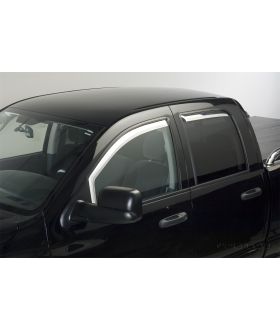 Putco 480602 Element Chrome Window Visor Tape On