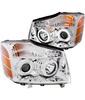 Anzo USA 111094 Projector Headlight Set w/Halo