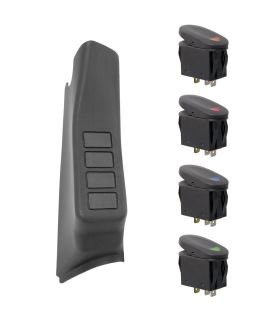 Rugged Ridge 17235.97 A Pillar Switch Pod Kit