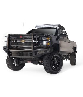 Fab Fours CH08-S2060-1 Black Steel Front Ranch Bumper