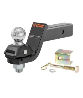CURT 45143 RockerBall Adjustable Cushion Hitch Ball Mount