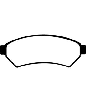 EBC Brakes DP71727 EBC 7000 Series Greenstuff Low Dust Truck/SUV Brake Pads