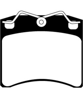 EBC Brakes DP61116 EBC 6000 Series Greenstuff Truck/SUV Brakes Disc Pads