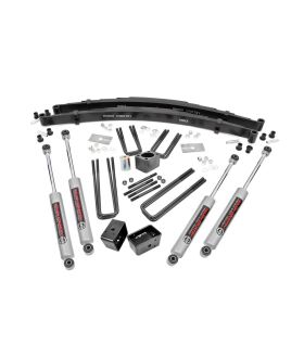 Rough Country 311.20 4 Inch Lift Kit | Rear Blocks | Dodge W100 Truck (86-89)/W200 Truck (78-80)