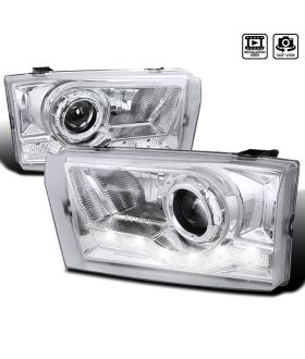 Spec-D LHP-F25099-RS Chrome LED Projector Headlights