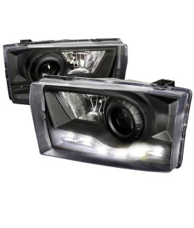 Spec-D LHP-F25099JM-RS Black LED Projector Headlights