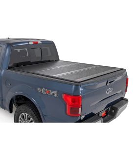 Rough Country Hard Low Profile Bed Cover | 5'7" Bed | Ford F-150 (21-25)/F-150 Lightning (22-25)