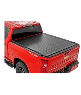       Rough Country Hard Roll Up Truck Bed Cover | Chevy/GMC Sierra/Silverado 1500's (19-25) - 5 Ft Beds